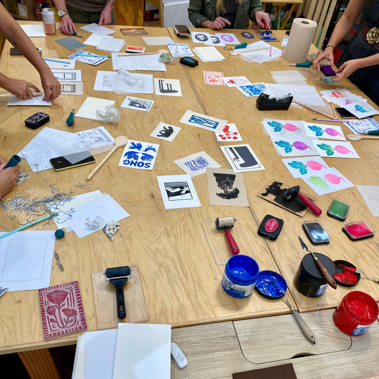 10/22, 11/12 or 12/10 | Intro to Block Printing