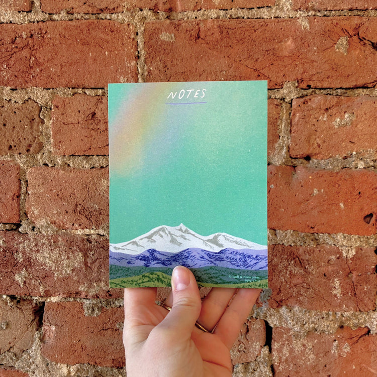 Mountain Notepad