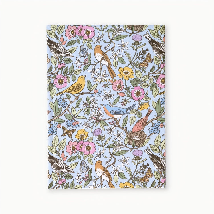 Song Birds Linen-Bound Undated Planner