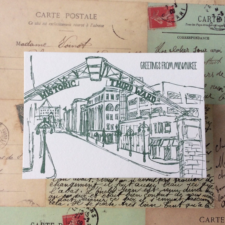 Milwaukee Letterpress Postcard Pack
