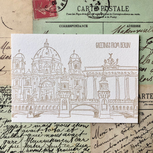 Berlin Letterpress Postcard Pack