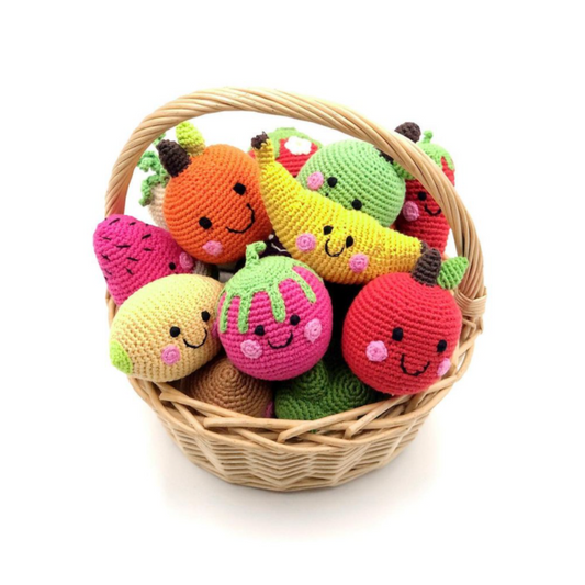 Friendly Fruit Rattles