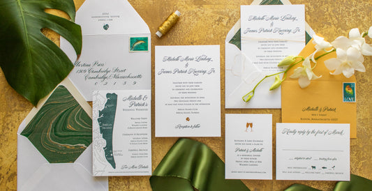 Michelle & Pat's Island Elegant Invitations