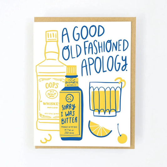A Good Old Fashioned Apology