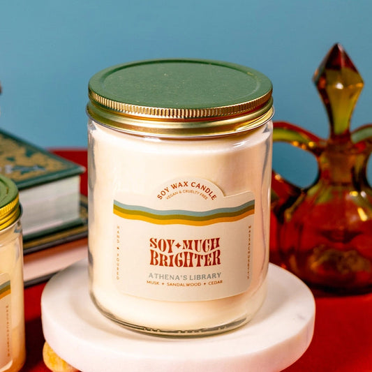 Athena's Library Candle