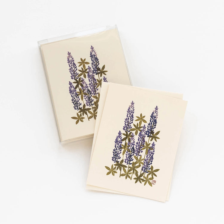 Lupine Notecard Set