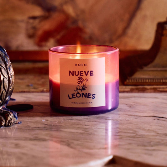 Nueve Leones Candle