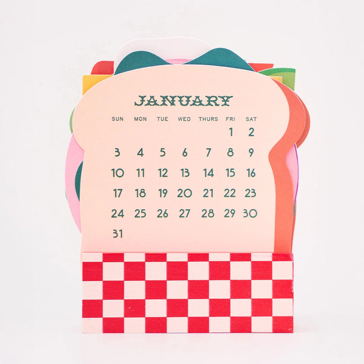 Desktop Sandwich Calendar