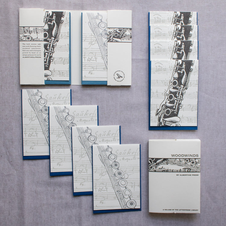 Woodwinds Letterpress Library
