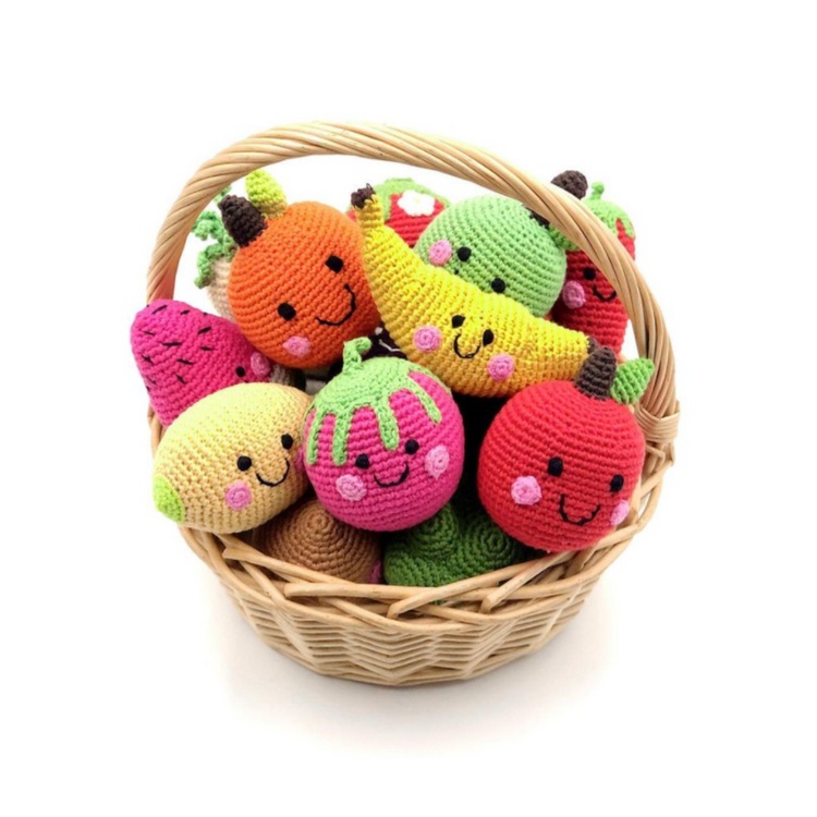 Friendly Fruit Rattles
